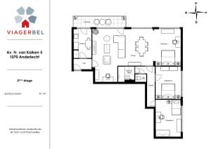 Plan_Van Kalken 5_Appartement 2D